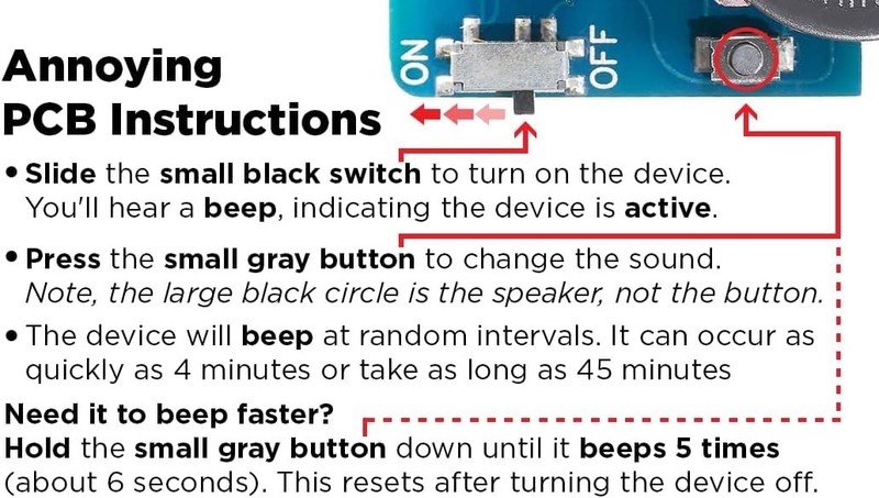 Beeping Prank Device with 3- Battery Life: Perfect April Fools Gag Gift gallery