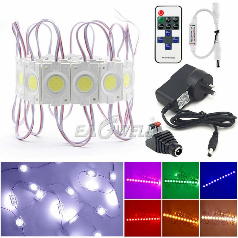 20~200PCS COB Module LED Light IP65 Waterproof Super Bright Sign Lamp DC 12V gallery