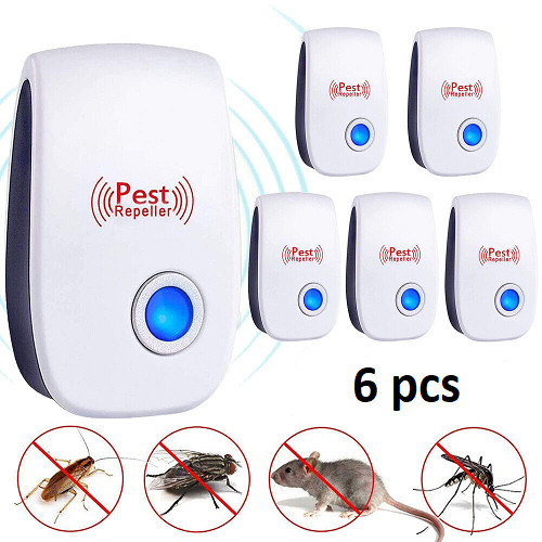 6 pcs Ultrasonic Pest Repeller Control Electronic Repellent Mice Bug Rat Reject gallery
