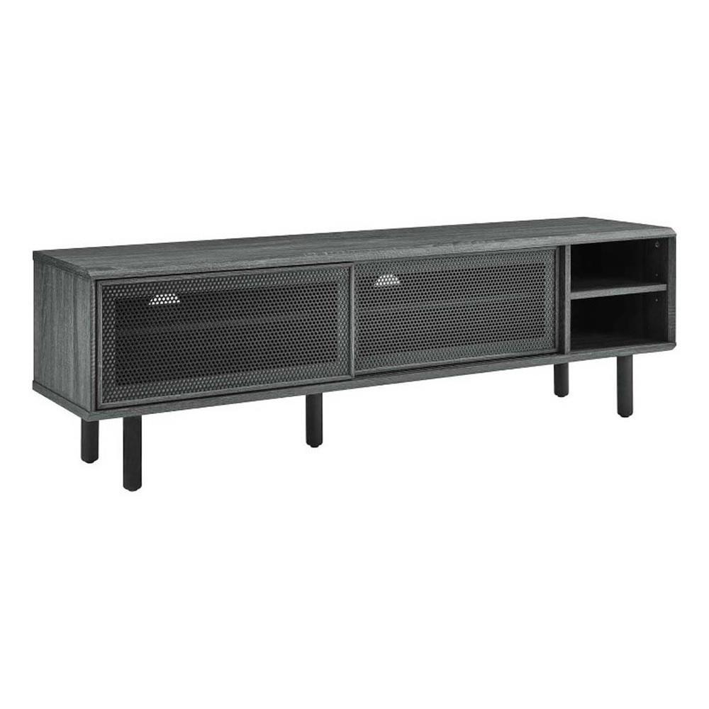 Modway Kurtis MDF and Particleboard TV Stand for TVs up to 65" in Charcoal gallery