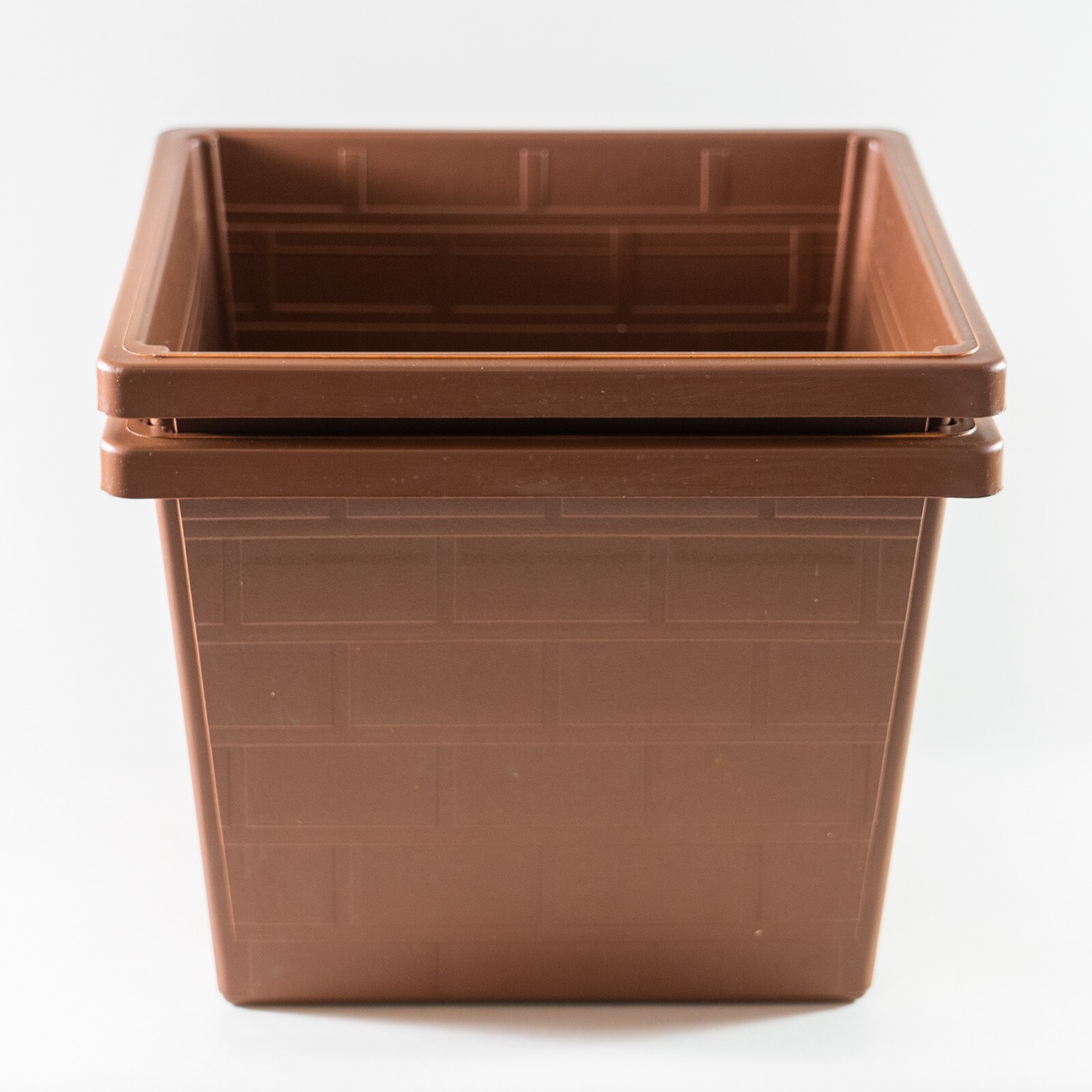 2 x Japanese Plastic Bonsai Training Pot / Home Garden Planter 10"x 10"x 7.75" gallery