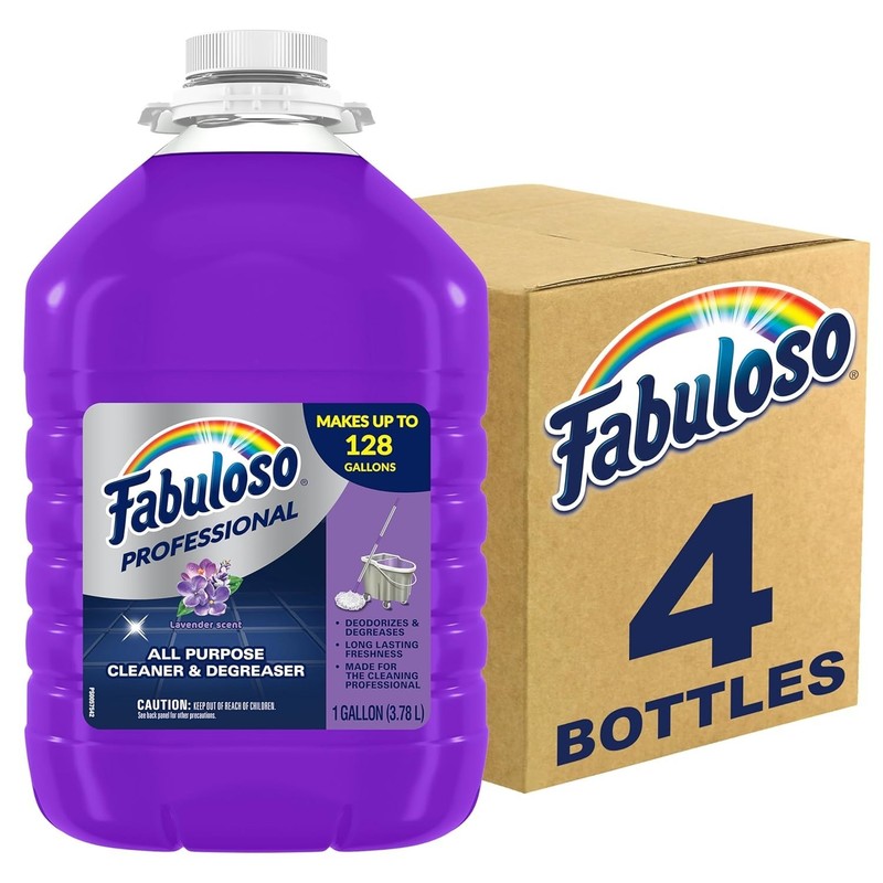 Lavender Scented Professional Cleaner - 128 Gallons Ready to Use, 4 Bottles gallery