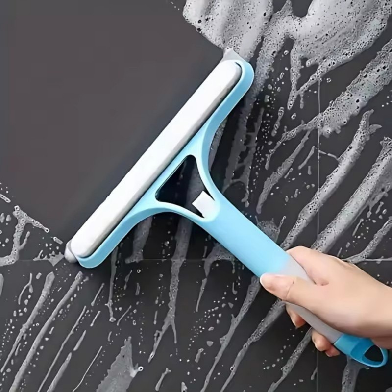 2 in 1 Window Squeegee Cleaner Microfiber Glass Wiper Shower Screen Car... gallery