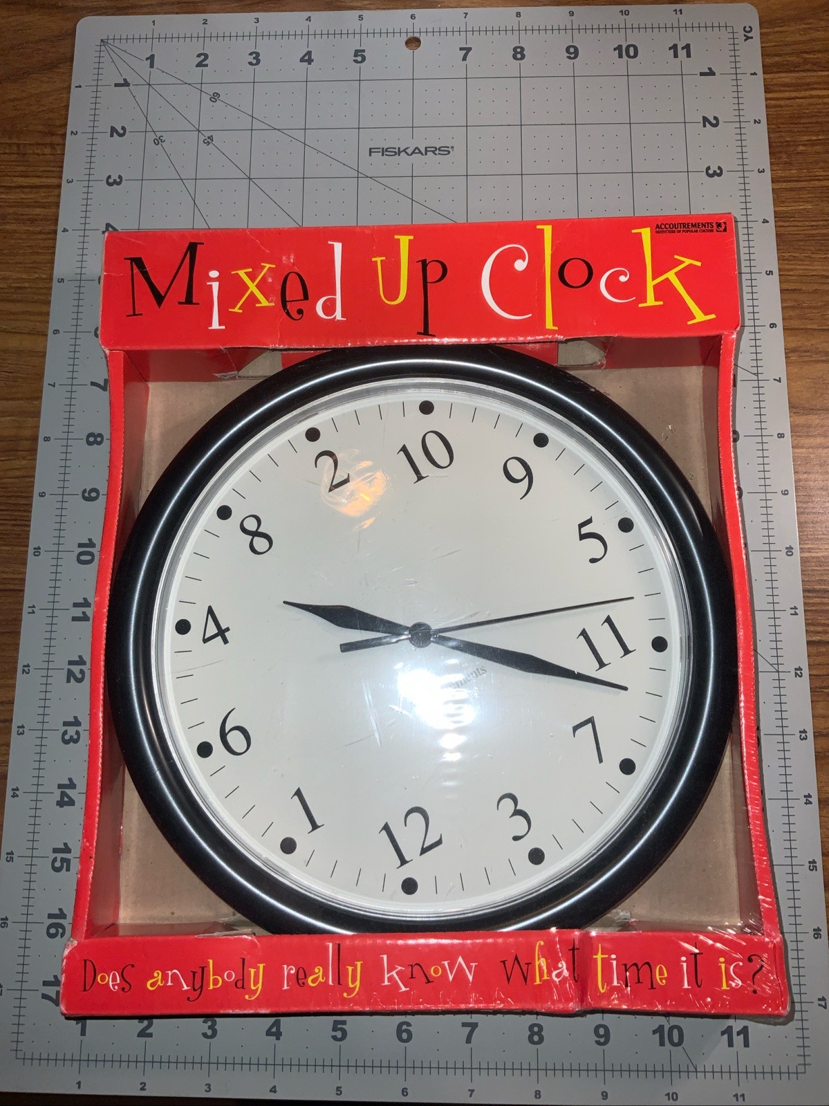 Mixed Up Wall Clock 2002 Accoutrements Outfitters Of Popular Culture gallery