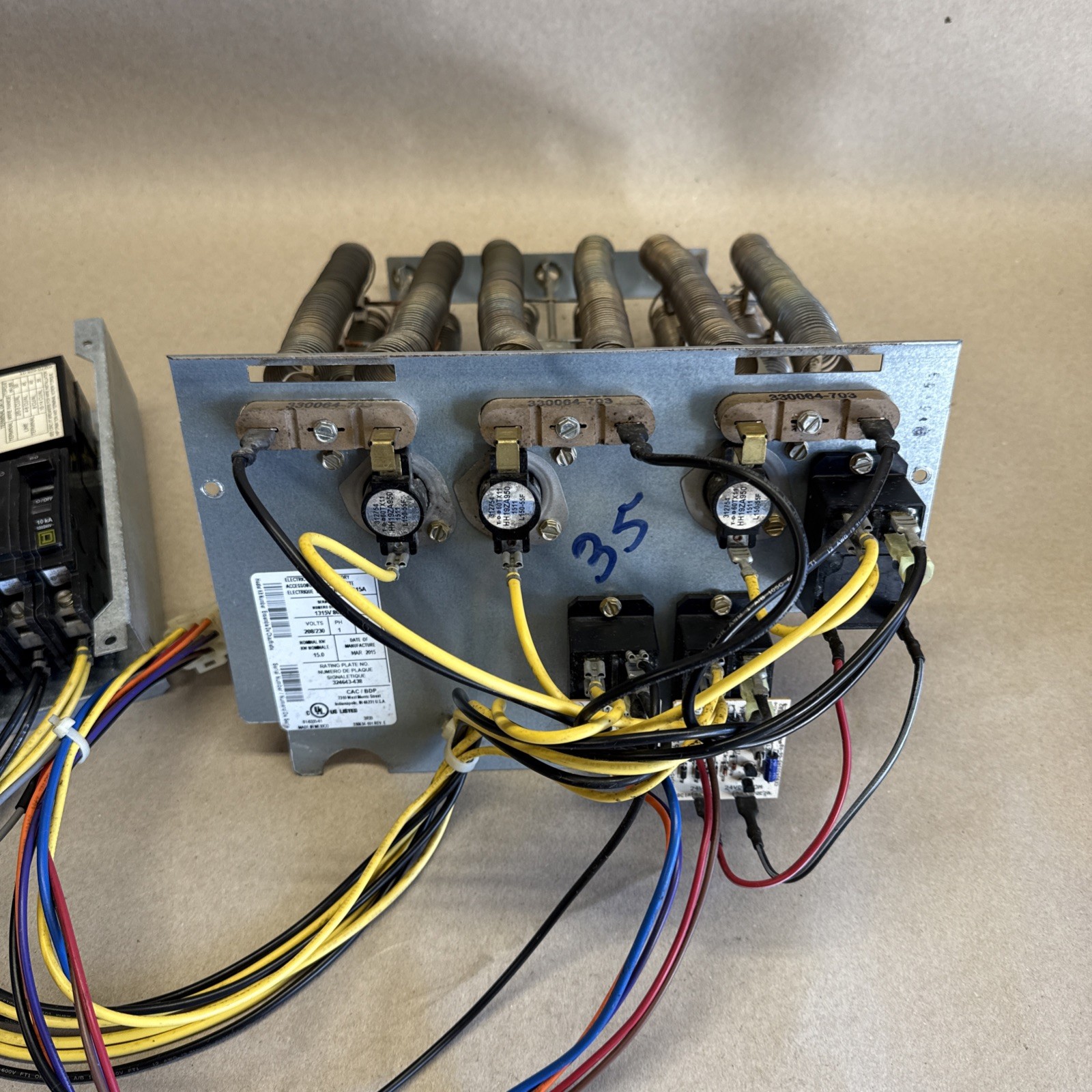 TESTED🔥🔥 Carrier CAC/BDP Heating Element 15kW 208/230V. KFCEH3101C15 gallery