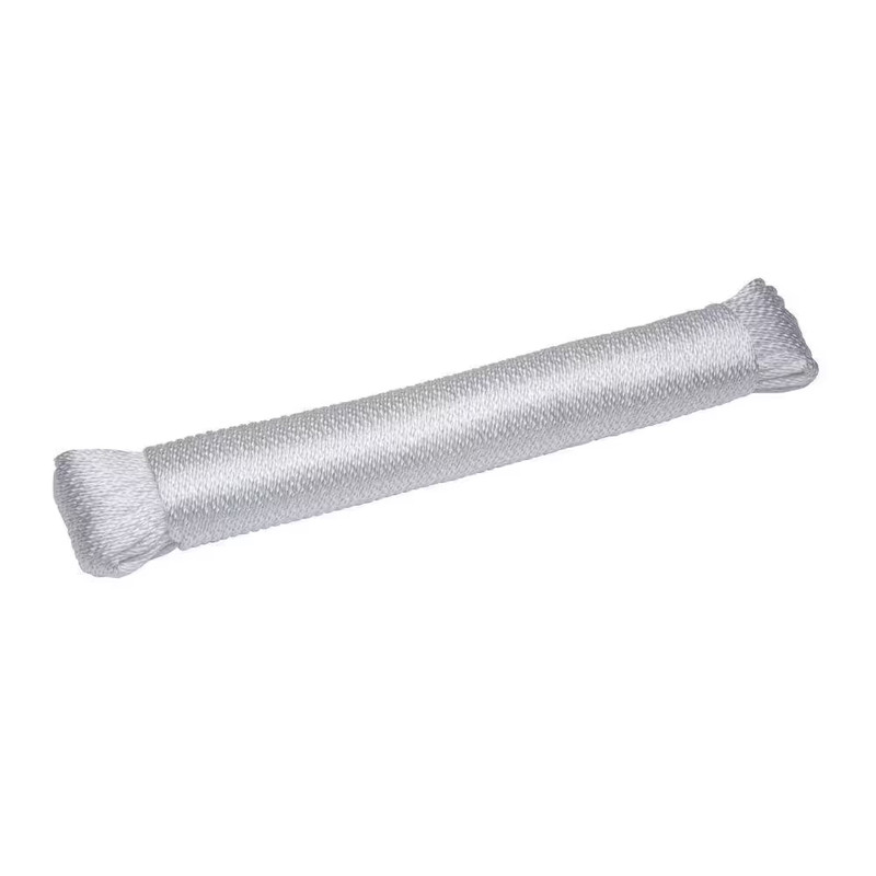 3/16 In. X 100 Ft. White Polypropylene Braided Clothesline gallery