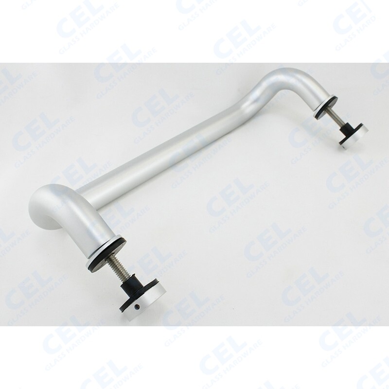 CEL 10" Solid Aluminum Straight Singled-Side Offset Pull Handles for Entry Door gallery