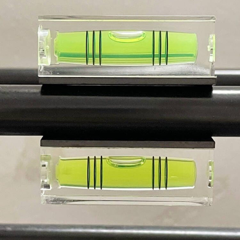 5Pcs Magnetic Small Bubble Level Set 29Mm/40Mm/52Mm Multi-Sizes Square Spirit Le gallery