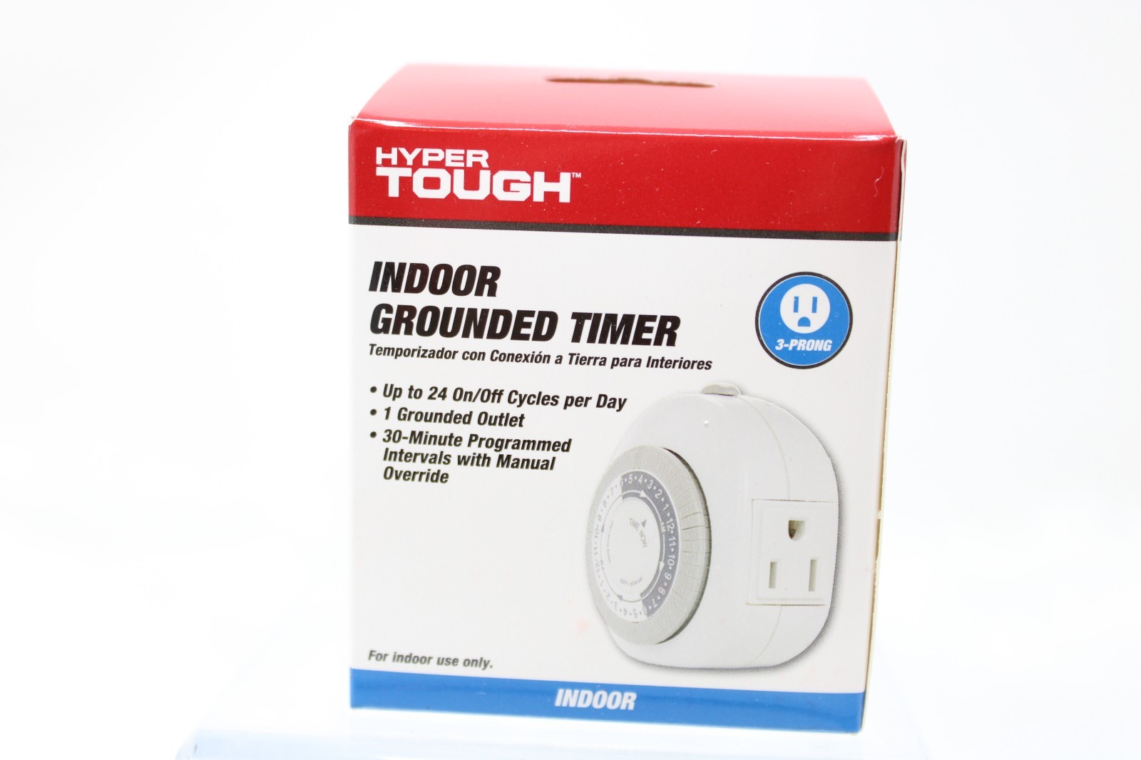 Hyper Tough Analog Indoor Grounded Timer, Single Outlet Three Prong 15 AMP gallery