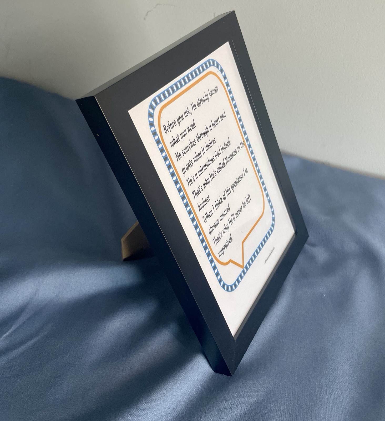 Before You Ask(Inspirational Poetry Frame) gallery