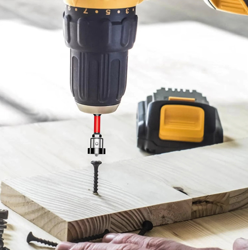 3pcs Magnetic Drywall Screwdriver Bits Alloy Steel Positioning Tools - NEW gallery