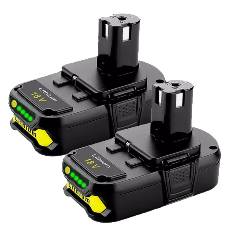 2PACK For RYOBI P108 18V 2.0Ah High Capacity Battery 18Volt Lithium-Ion One Plus gallery