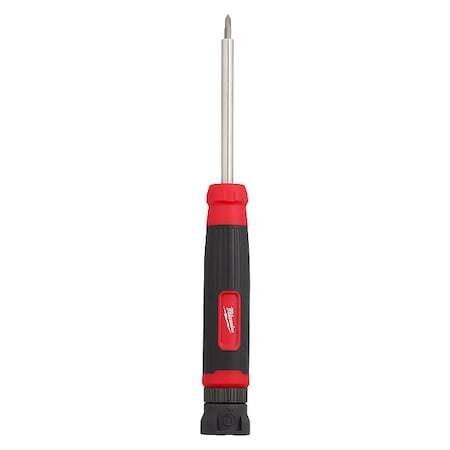 Milwaukee Tool 48-22-2934 Multi-Bit Screwdriver,Chrome St,14 Pcs gallery