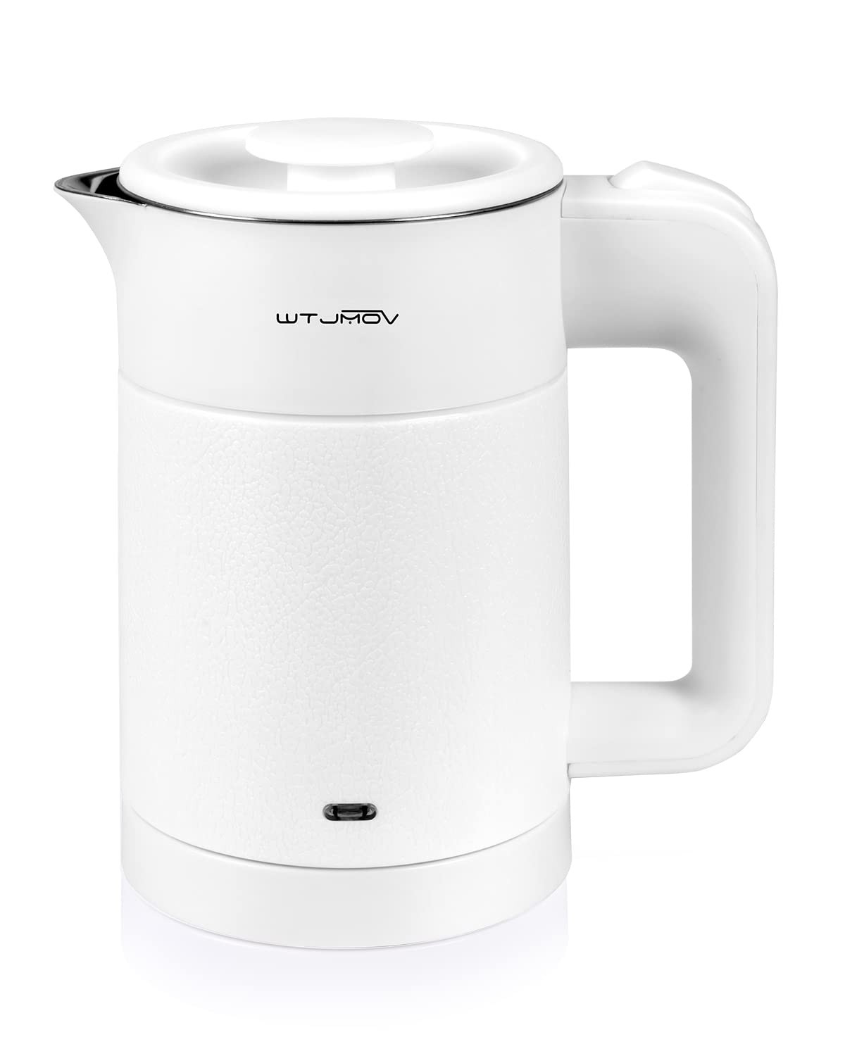 0,6L Small Electric Tea Kettle 20 Ounce Double Wall Stainless Steel White gallery
