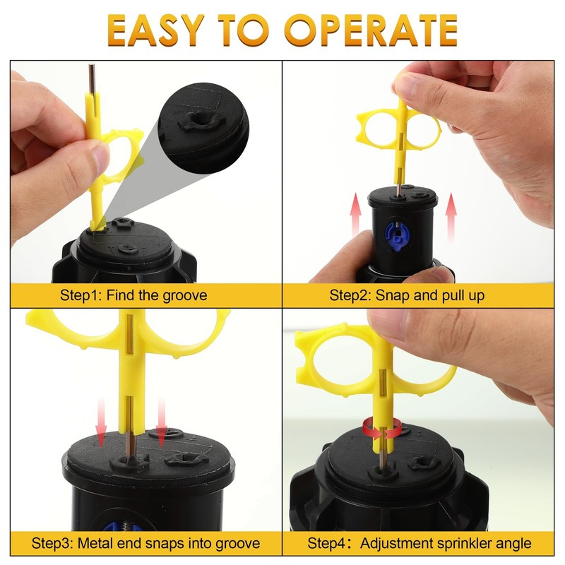 5 Pack Rotary Sprinkler Tool Compatible with Hunter PGP Ultra Green Set gallery