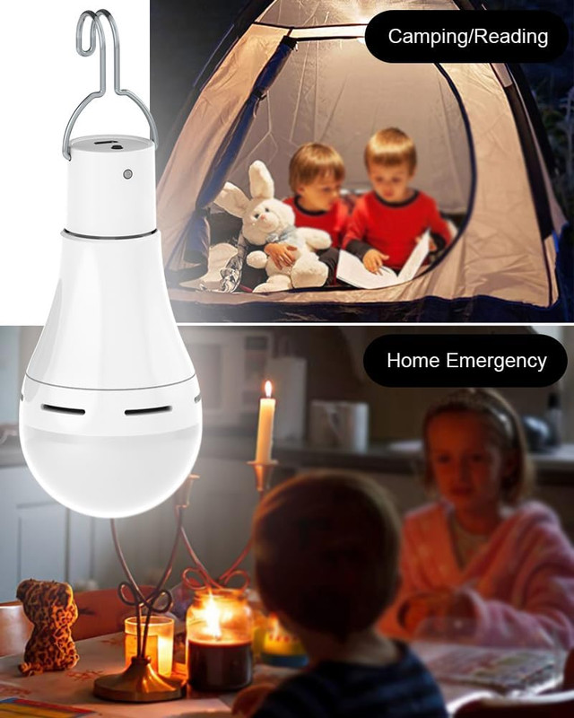 USB Rechargeable Light Bulbs with Remote, 4 Light Modes + Timer, 1200 mAh Rechar gallery