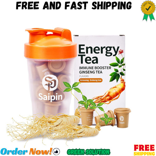 SAIPIN Ginseng Tea 20 Pack Organic Instant Powder Energy Immune Support gallery