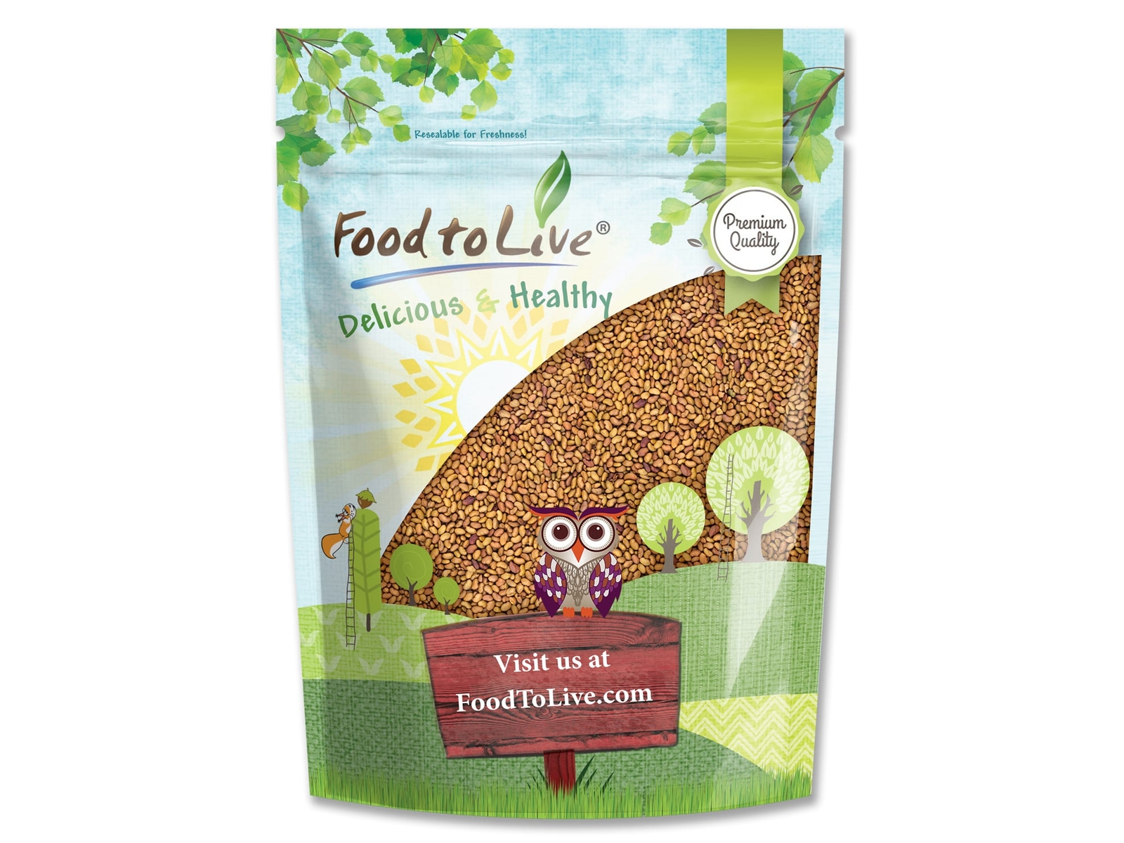 Alfalfa Seeds for Sprouting – Sproutable , Kosher, Raw, Vegan – by Food to Live gallery