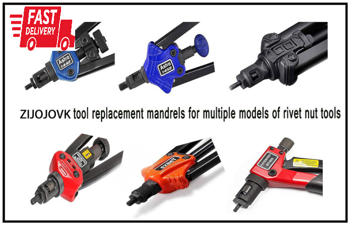 3/8-16 Rivet Nut Tool Tip, Replacement Mandrel gallery