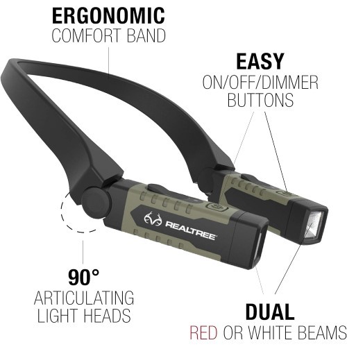 EZRED RT357 RealTree Neck Light With Red White Light, 300 Lumens gallery