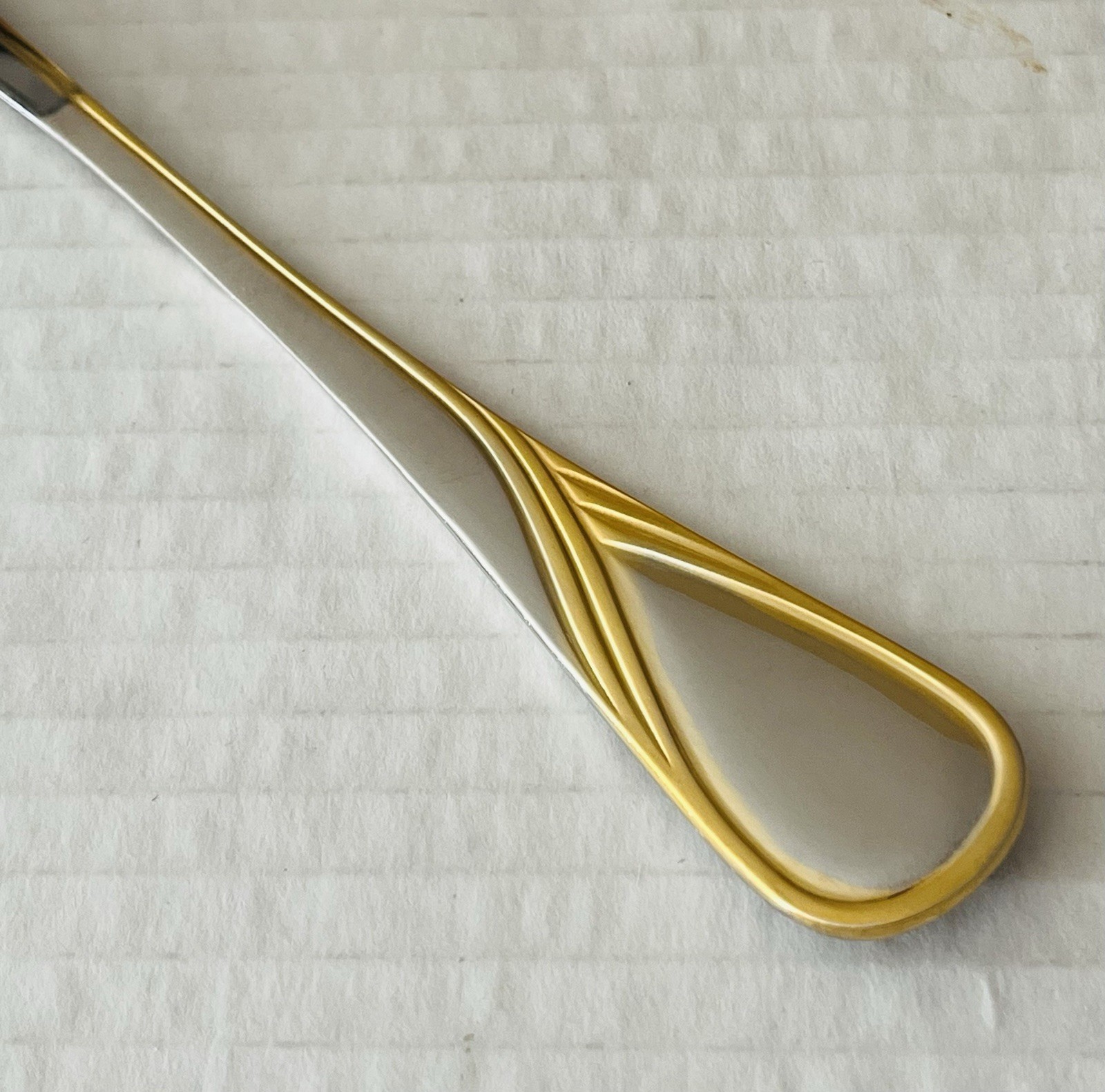 Gravy Ladle Stainless with Gold Accent Edelstahl Rostfrei Glossy gallery
