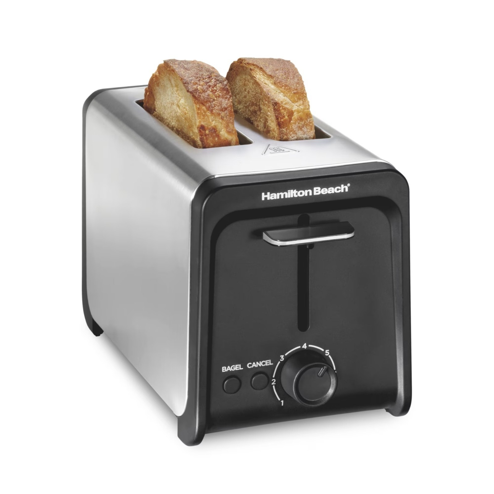 Hamilton Beach 2 Slice Toaster Wide Slots Bagel Function Stainless Steel Kitchen gallery