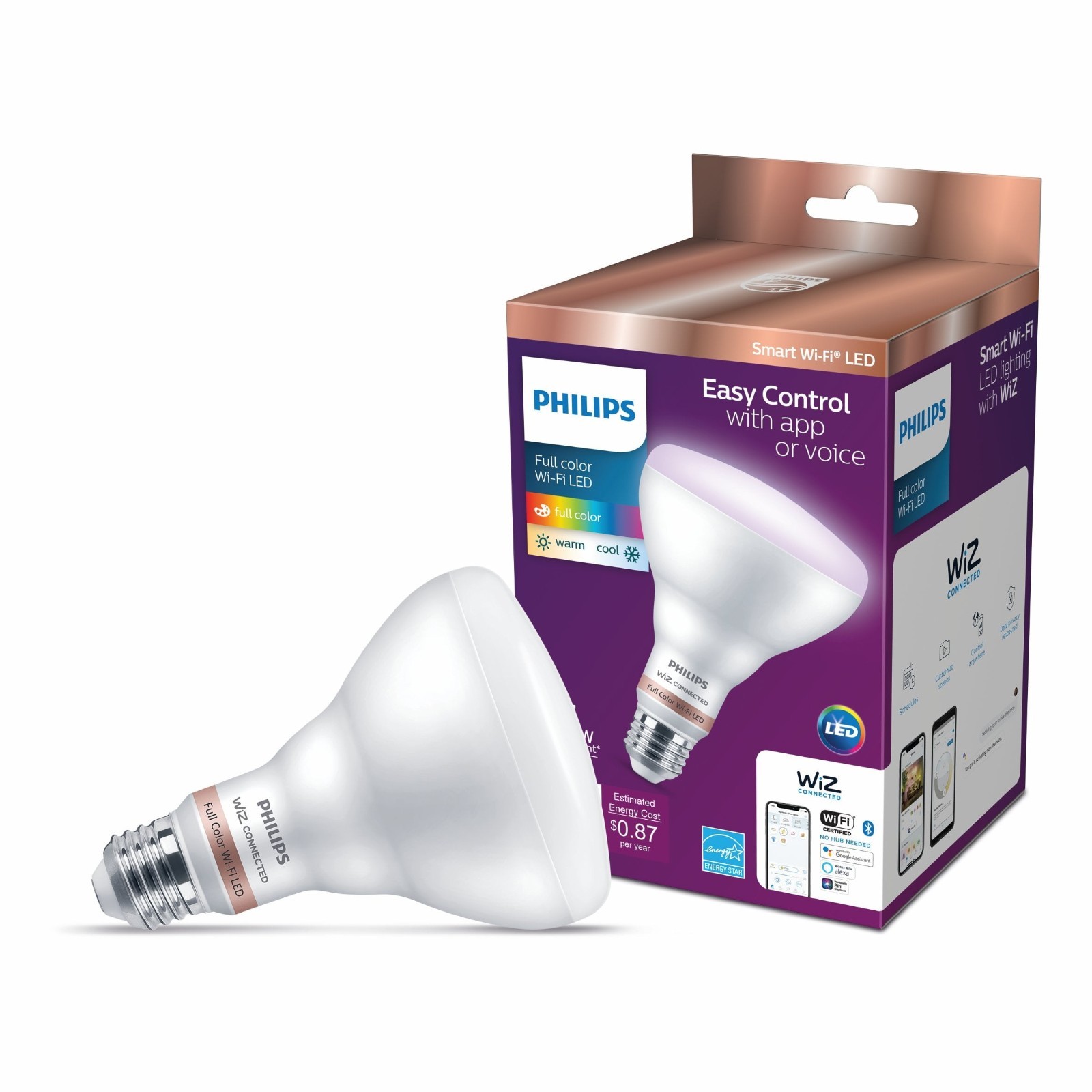 Philips Smart Wi-Fi LED 7.2-Watt Energy Saving Plug-In Color Changing Light gallery