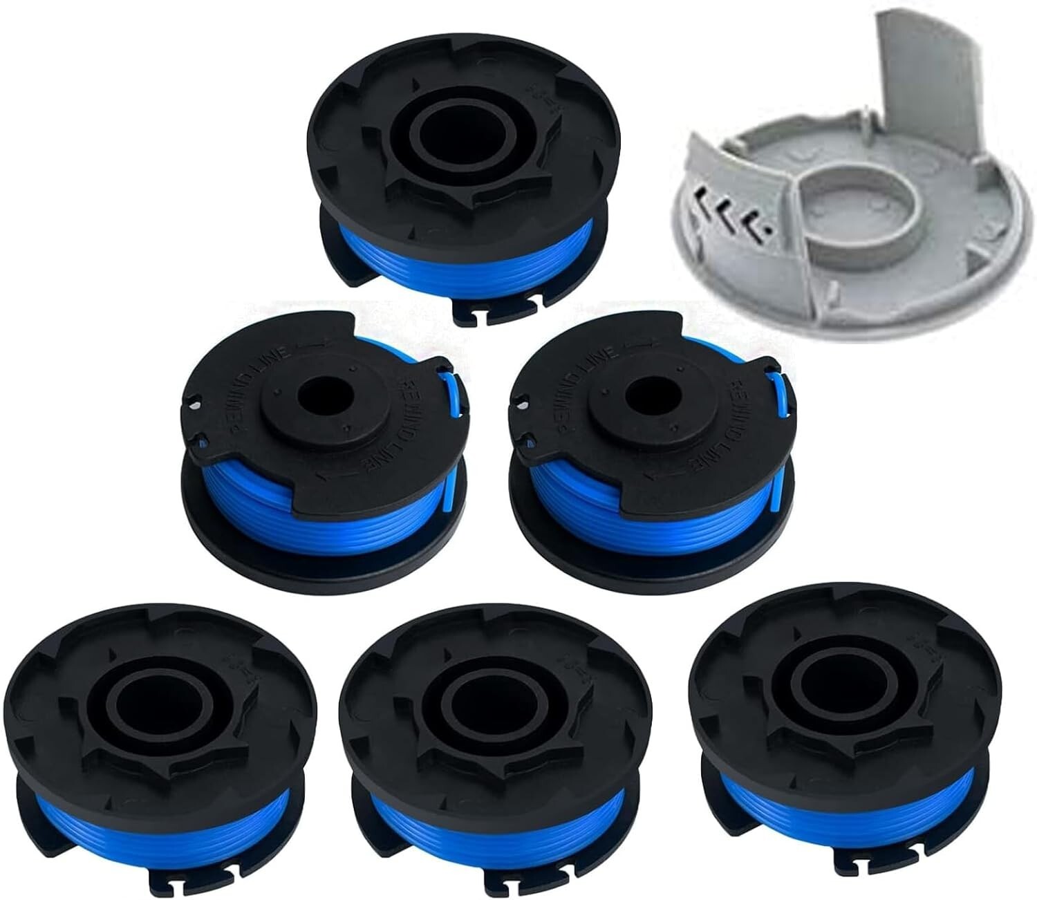 1/6 Pack Weed Wacker String 11ft .065" Ryobi ONE+ Grass Trimmer Edger Line Spool gallery