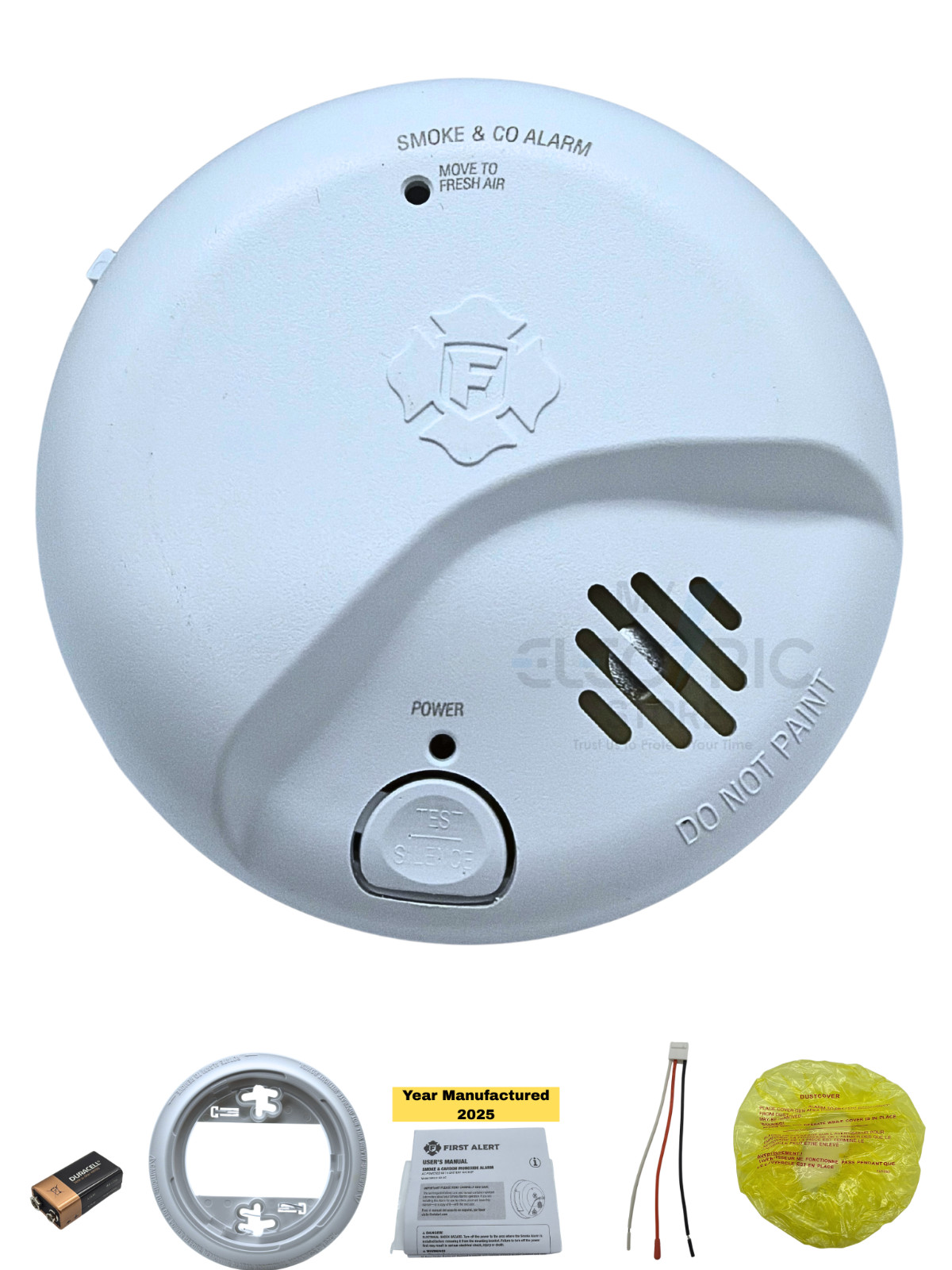 First Alert SMICO100 Smoke & Carbon Monoxide Alarm Battery Operated Combo NEW gallery