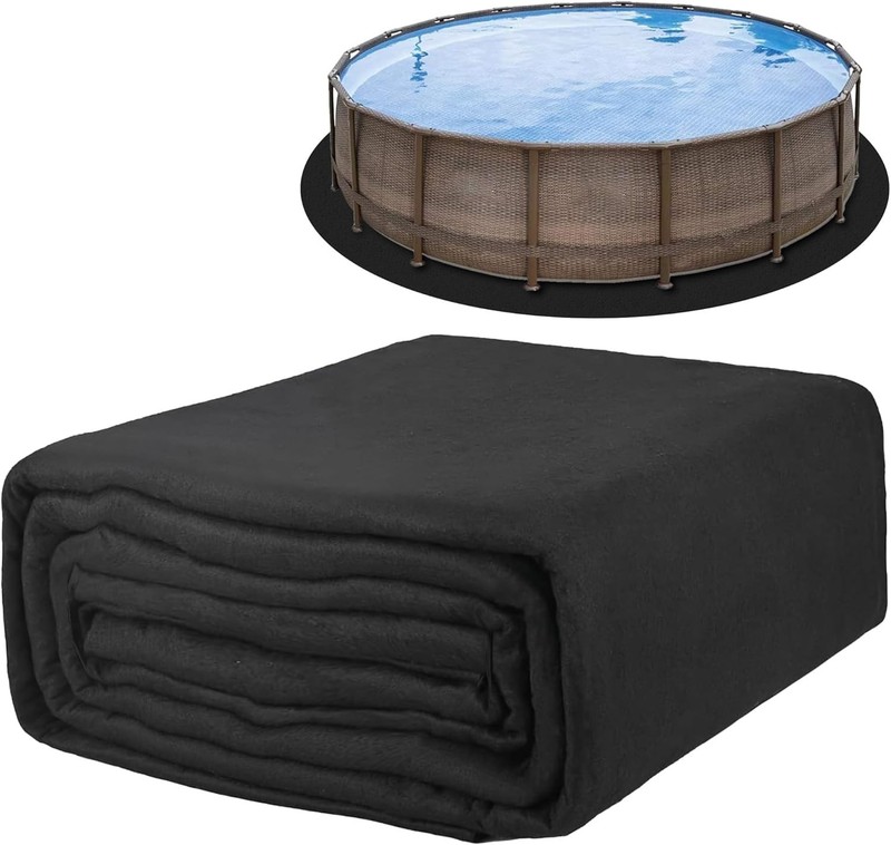 Cost-Effective 18Ft Eco-Friendly Pool Ground Cloth - Extend Liner Life & Comfort gallery