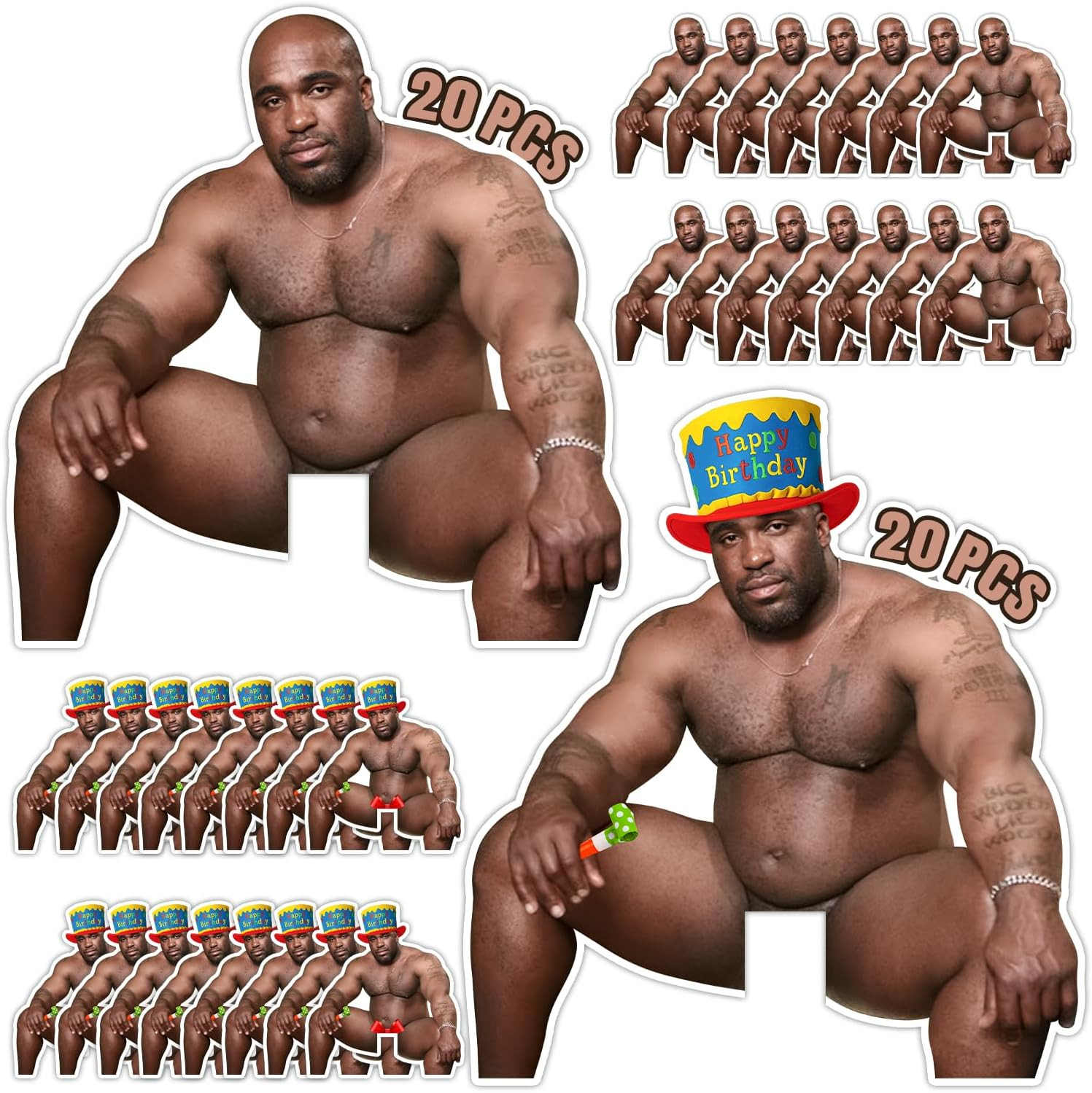 40 Pcs Funny Barry Wood Light Switch Sticker, Barry Wood Happy Birthday Meme Sti gallery