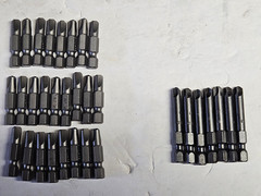 Mixed Lot Torq Set Aviation Insert Bits