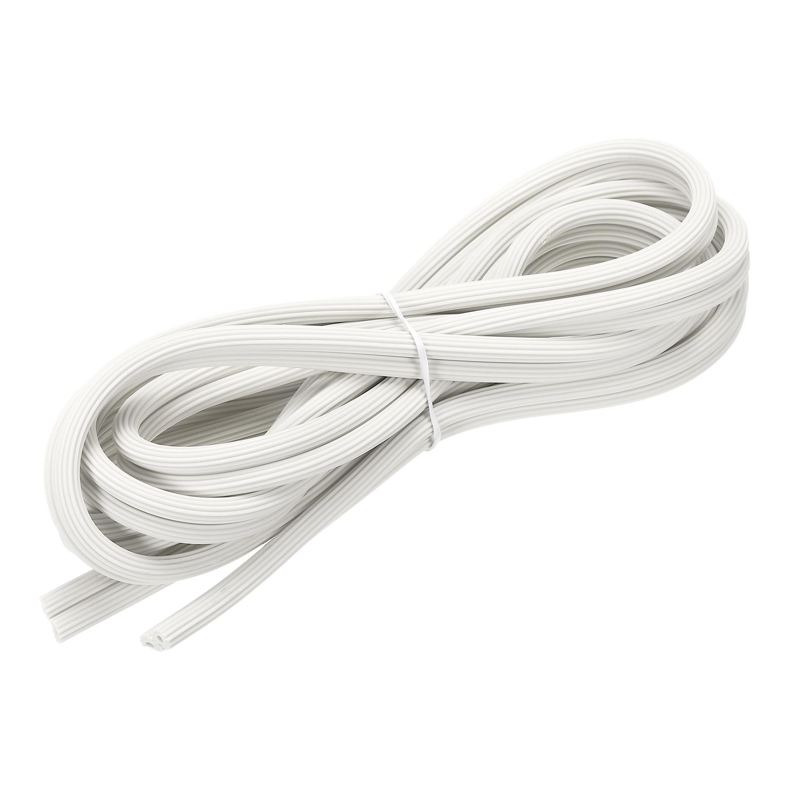 Screen Spline, 5M/16.4Ft Silicone Window Sealing Strip, 6.5mm OD White gallery