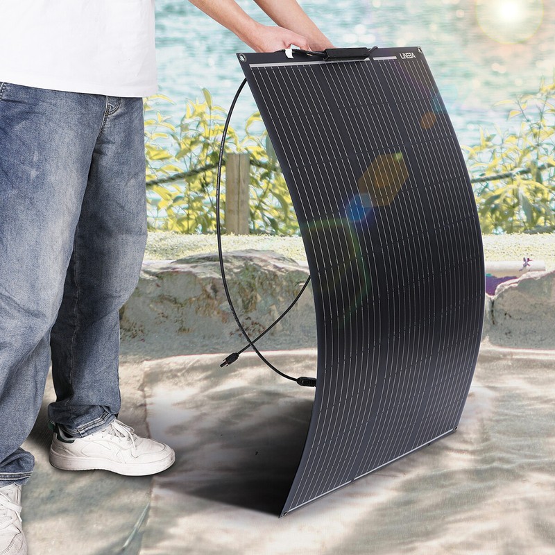 200W 400W Flexible Solar Panel Kit 12V Ultra Thin Mono for RV Camping Off-Grid gallery