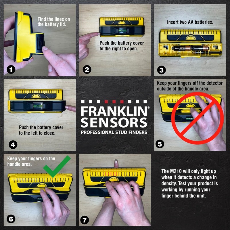 Franklin Sensors ProSensor M210 Professional Stud Finder with 13-Sensors for ... gallery