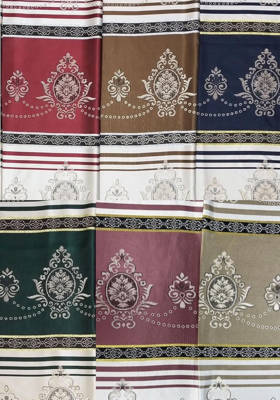 Harmony Horizon. Jacquard Window Curtain Panel Drape with Attached Fancy gallery