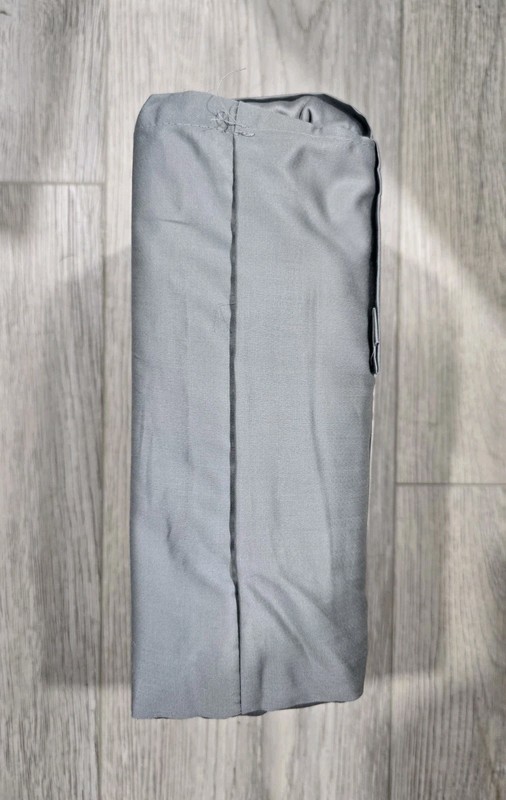 Threshold KING Performance Flat Sheet Cotton Sateen GRAY 400 Thread Count NEW gallery