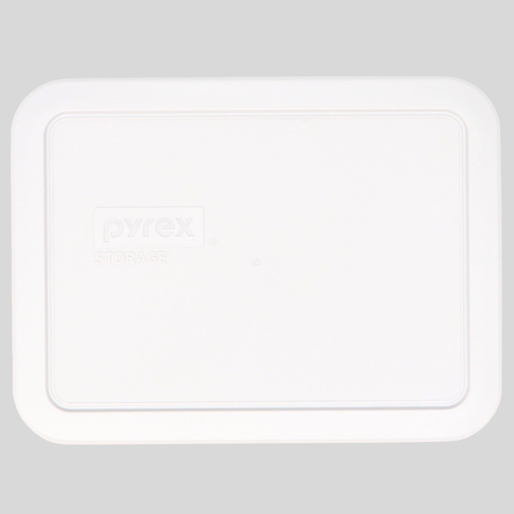 Pyrex 6 Cup New, 1.5 L White Rectangle Replacement Lid Cover 7211-PC, 2 Pack gallery