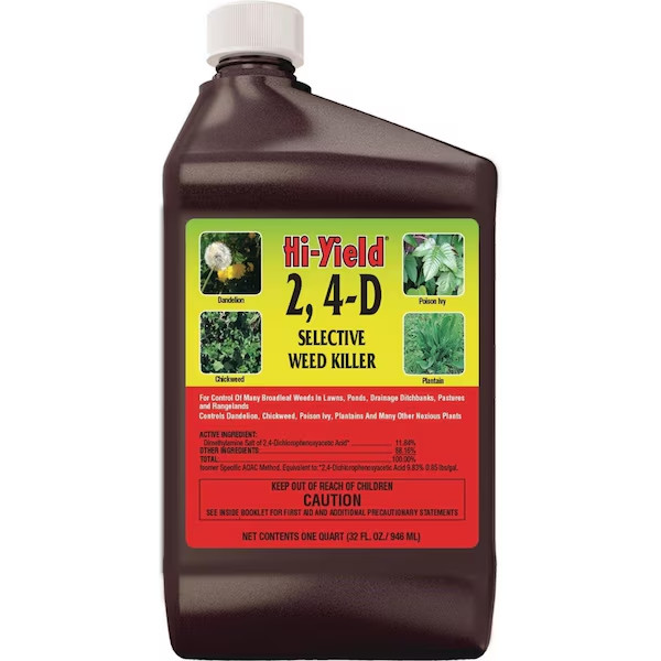 Hi-Yield Weed Killer Concentrate 2, 4-D 32 oz Post Emergent Weeds in Spring gallery