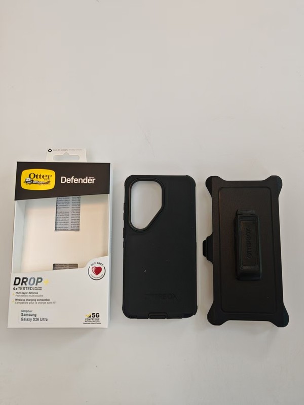 OtterBox Defender Series Case With Belt Clip For Samsung Galaxy S26 Ultra-Black gallery