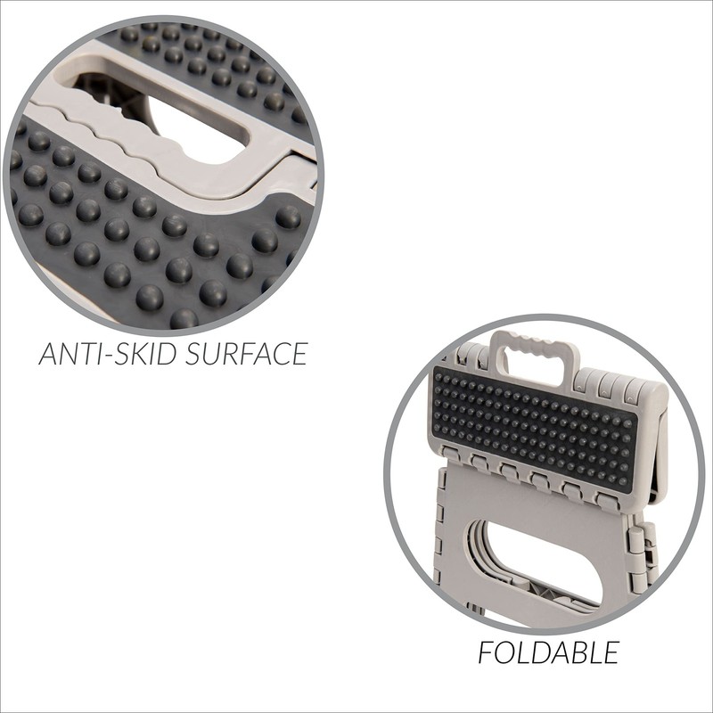 9 Inch Ant-Skid Folding Step Stool Collapsible 200 Pound Capacity Durable gallery