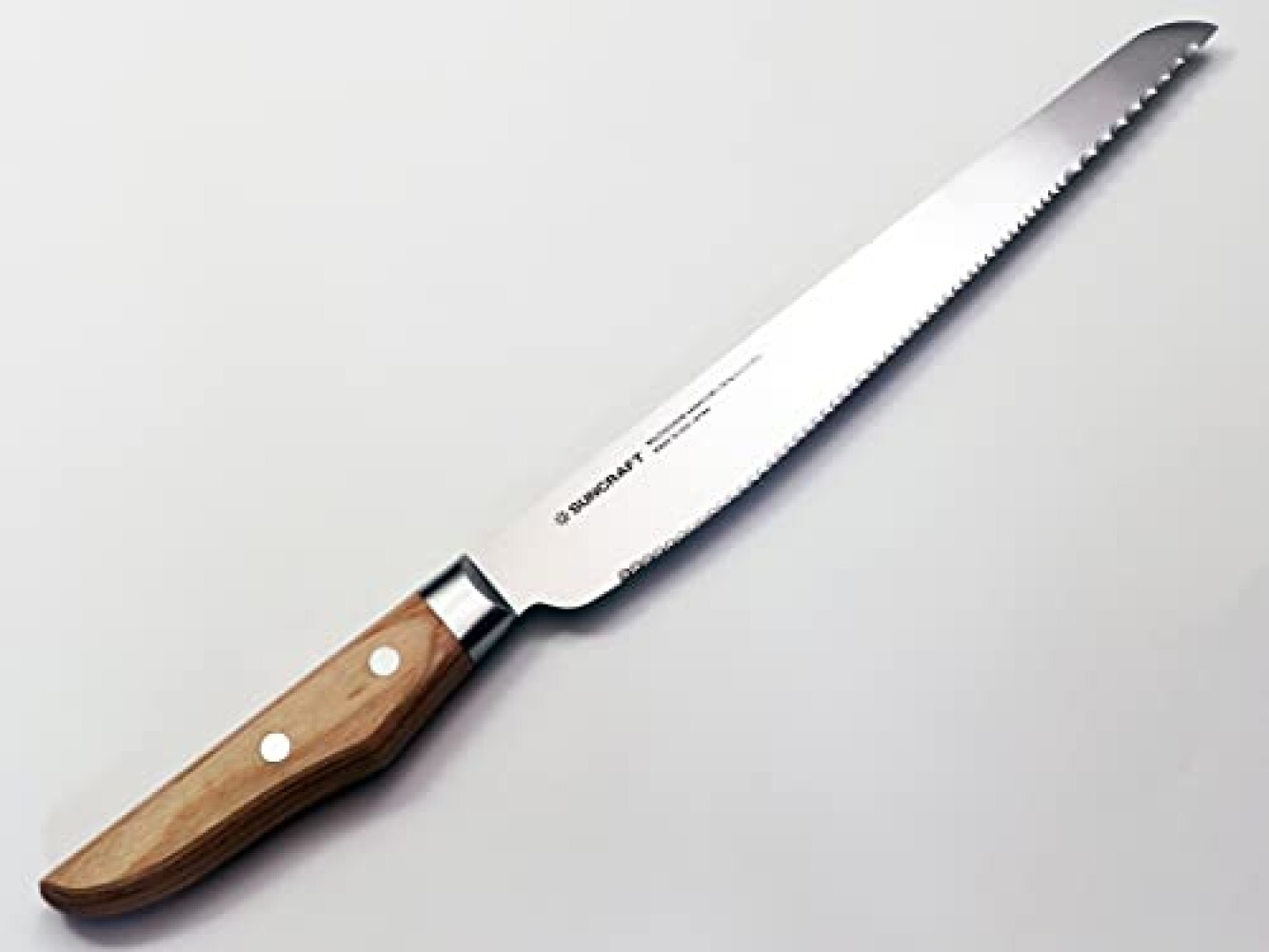 Bread Knife / SUNCRAFT Seseragi 210mm professional baker's knife from Japan New gallery