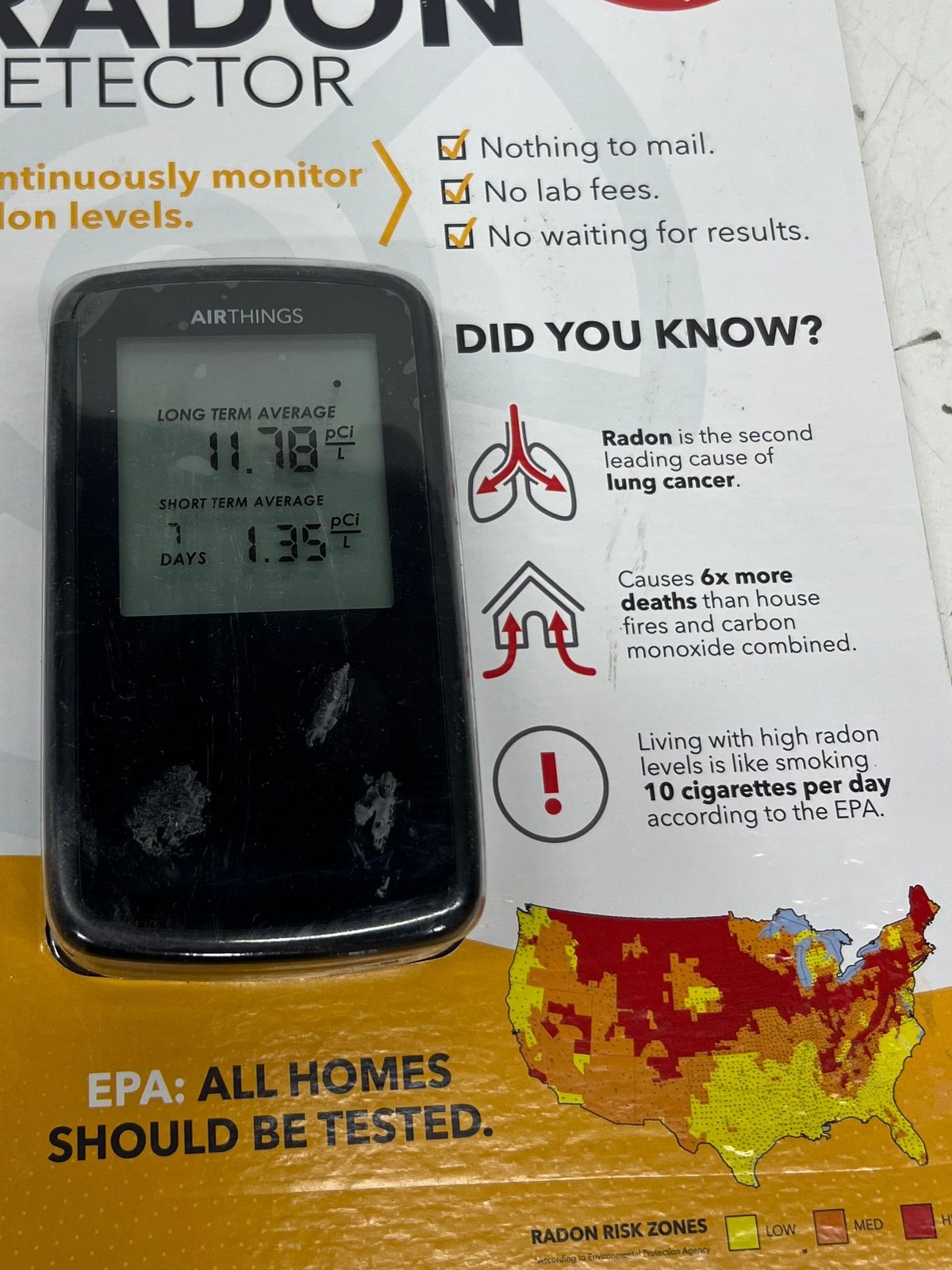 Airthings Digital Radon Detector gallery