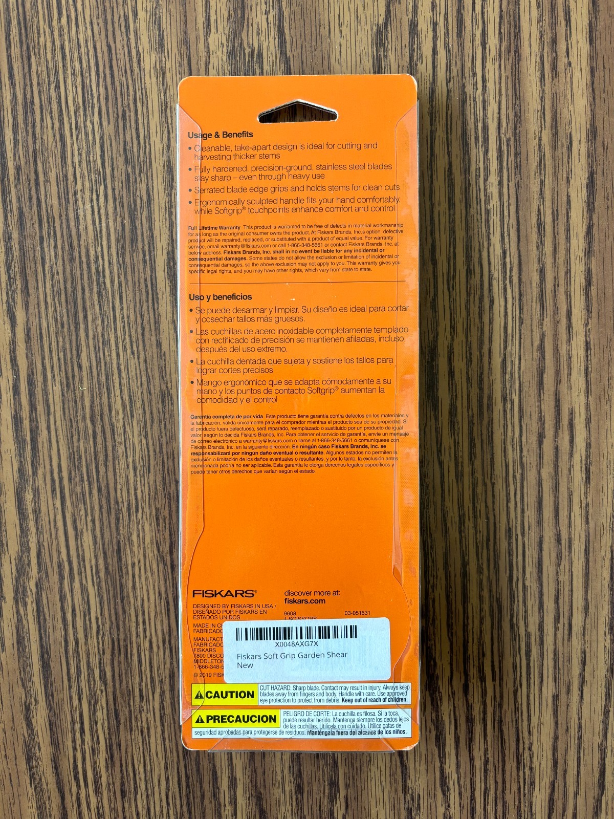 Fiskars Vegetable Garden Stainless Steel Shears, Take-Apart Design - NEW! gallery