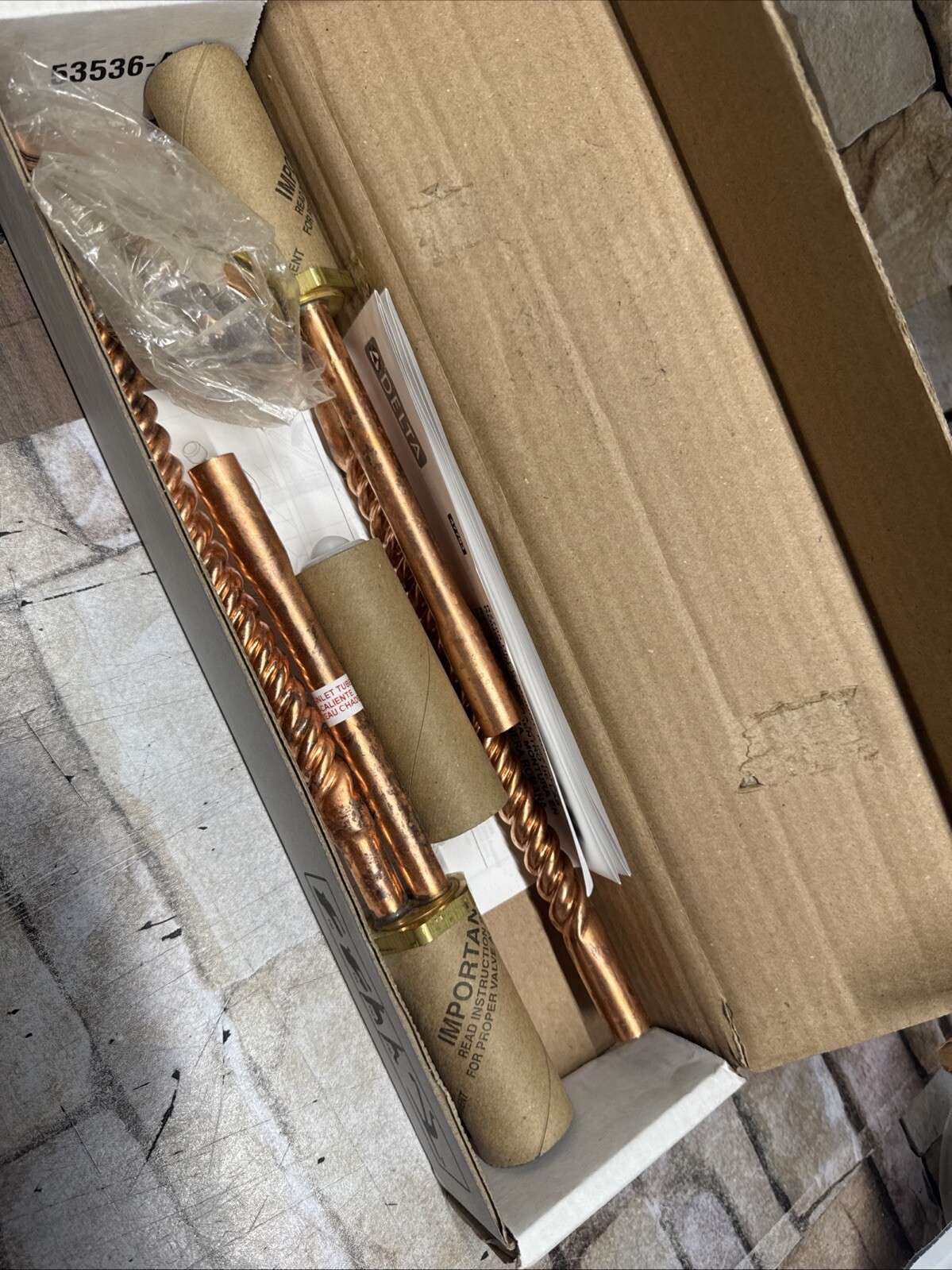 Delta R2700 CONVENTIONAL ROUGH IN KIT DECK MOUNT ROMAN TUB Two Handle Flexible M gallery