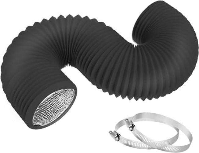 TEAIERXY 3 Inch 16 Feet Vent Hose,Flexible Insulated Air Ducting,Vent Hose PVC gallery
