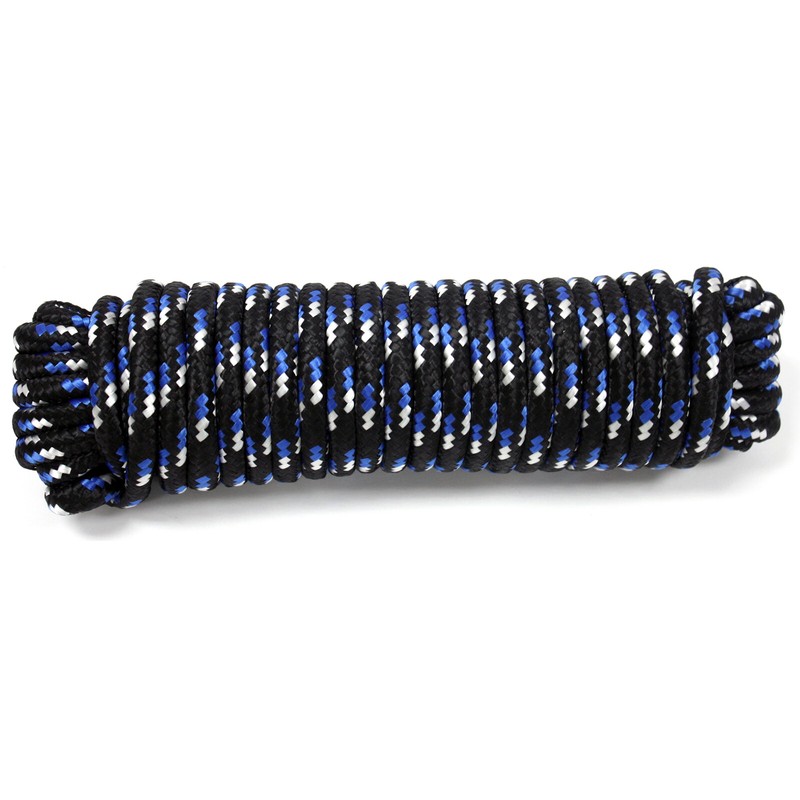3/8" x 50' Poly Rope Polypropylene Braided 320Lb Load 3/8 inch Dia 50ft Length gallery