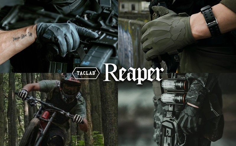 Reaper Skeleton Gloves - Thin and Lightweight for Summer, Airsoft, Paintball, gallery