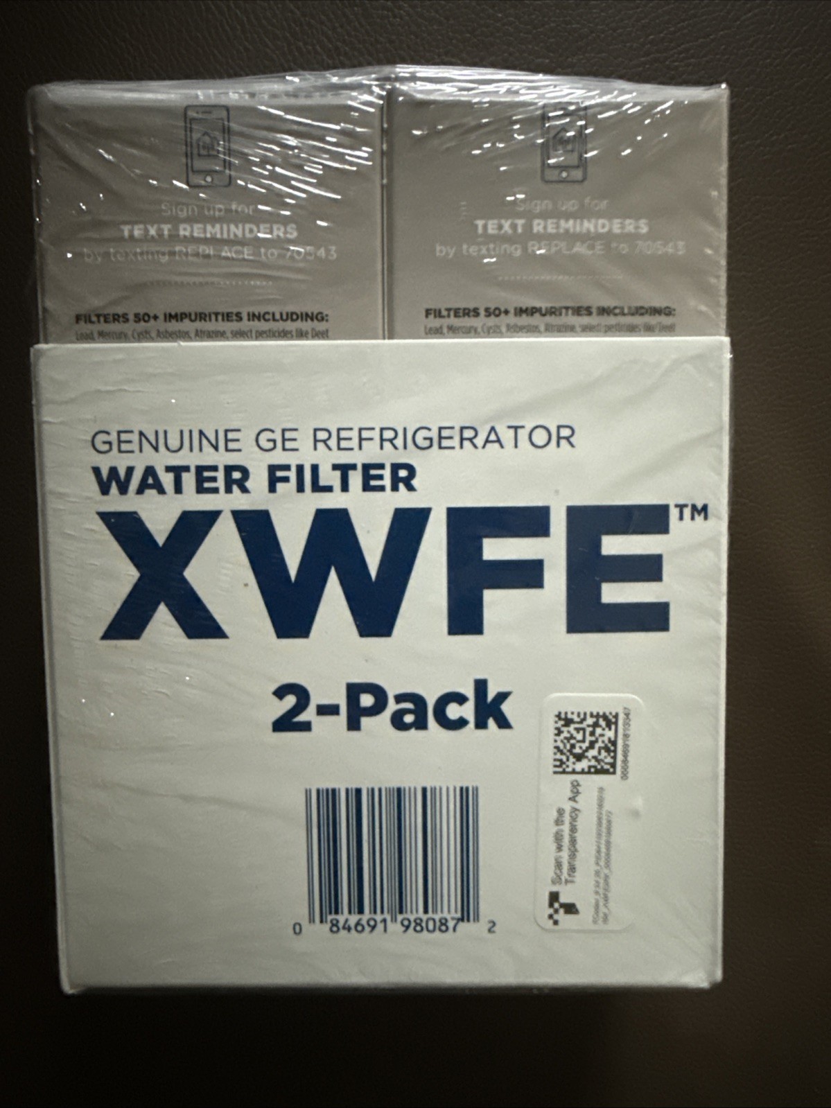 GE XWFE Refrigerator Water Filter, Genuine Replacement Filter, Certified to Red gallery