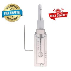 SS001 Precision Hook & Pick Maintenance Tool Stainless Steel Key Decoder Set